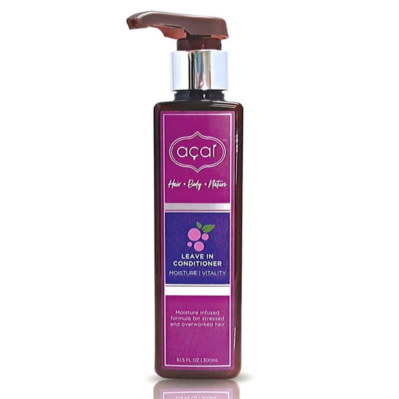 Acai Hair Care Moisture Vitality Leave in Conditioner Moisture Infused Formula For Stressed And Overworked Hair. Hair | Body | Nature