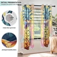 thumbnail image 5 of Pipeapple with Glasses Blackout Curtains Thermal Insulation 63 inch Grommet for Bedroom Living Room Bathroom Kitchen Windows 2 Pack, 5 of 6