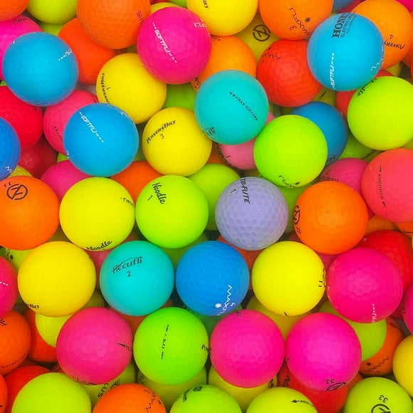 Mulligan - 96 Mix Store Line 5A Recycled Used Golf Balls, Color