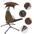 thumbnail image 5 of ZHUANMONI Funda de cojín de repuesto para silla colgante de patio, 90 pulgadas de largo x 29 pulgadas de ancho, 100% poliéster, cojín para silla de hamaca colgante para exteriores, 5 of 5