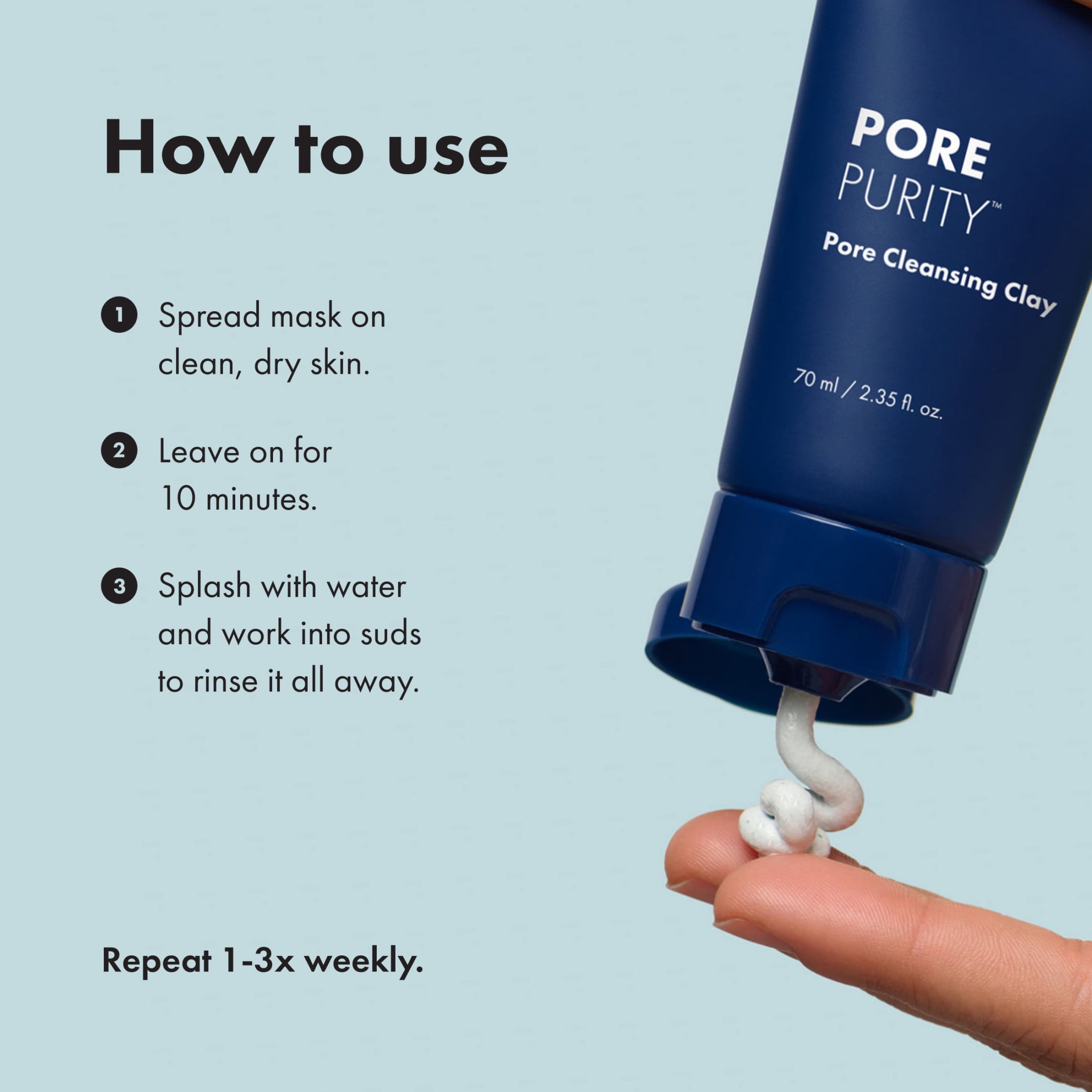 Hero Cosmetics Pore Purity Cleansing Clay Mask, Absorbs Excess Oil,  70ml