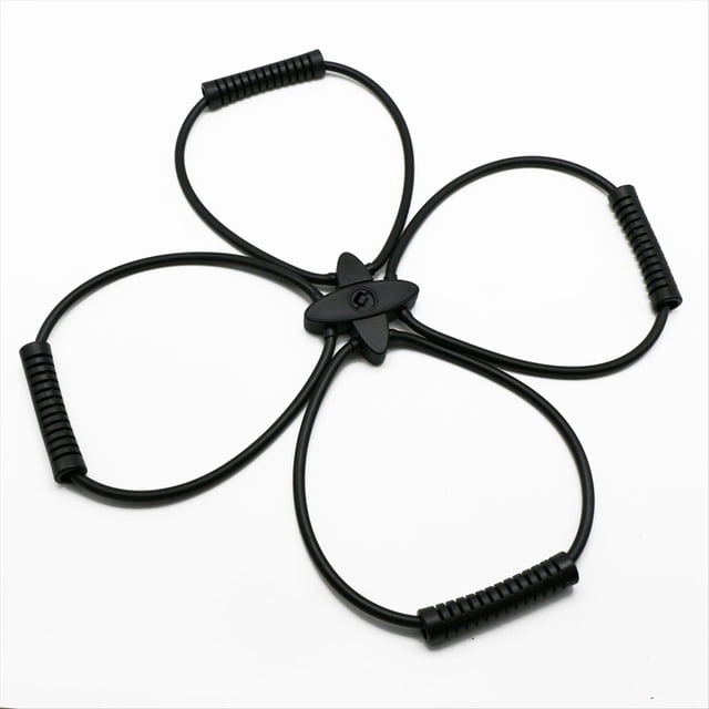 Kit de Banda de Resistencia Pilates Reformer, Equipo de Ejercicios para el Hogar para Entrenamiento Corporal Total: Ayuda A Enfocar los Músculos y Tonificarlos (Negro)