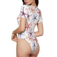 thumbnail image 6 of Cauagu Starfish 1 Women's Crew Neck Round Short Sleeve T Shirts Tops Bodysuit Daily Jumpsuit-Medium, 6 of 7
