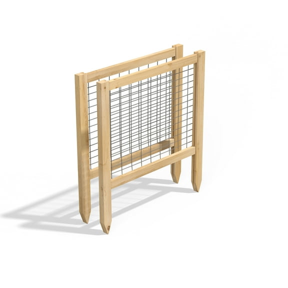 Greenes Fence CritterGuard 23.5 in. Cedar Garden Fence (2-pack)