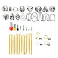 thumbnail image 3 of Rongfmy 36 Pieces Clay Earring Handmade DIY Clay Earring Cutting for Jewelry, 3 of 9