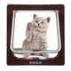 thumbnail image 2 of Puerta para gatos, puerta para mascotas de 4 vías, trampilla para gatos para perros, trampilla para mascotas, 2 of 6