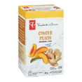 thumbnail image 2 of President's Choice Ginger Peach Herbal Tea, 20ct, 40g/1.4 oz. Box, 2 of 4