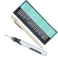 thumbnail image 4 of Bolígrafo de grabado eléctrico inalámbrico, 3,6 V, 8W, 3 niveles de velocidad, portátil, recargable por USB, para vidrio, piedra y Metal, 4 of 12