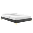 thumbnail image 2 of Modway Sutton Full Performance Velvet Bed Frame in Charcoal, 2 of 7
