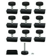 thumbnail image 1 of Leveling Feet 30 x 60mm Rectangle Tube Inserts Kit Furniture Glide Adjustable Leveler for Table Desk Leg 10 Sets, 1 of 7