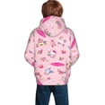 thumbnail image 6 of Lsque Sanrio Patten Youth Hoodie Sweatshirt Pullover with Kangaroo Pocket Boys and Girls Hoodie Warm Hoodie for Kids, 6 of 8