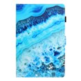 thumbnail image 6 of Allytech Galaxy Tab A 8.0 2019 Case, T290 T295 Case, PU Leather Slim Folio Multi Angle Stand Protection TPU Back Cover Case for Samsung Galaxy Tab A 8.0 2019 Released Without S Pen Model,Blue Marble, 6 of 8