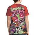 thumbnail image 2 of Invader Zim Youth Unisex T-Shirt Crewneck Short Sleeve Double-Sided Print Tee Shirts Top For Boys Girls Kid Teen X-Large, 2 of 6