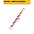 thumbnail image 3 of Yeshouse Bale Spear, 49" Heavy Duty Hay Spear Quick Attach Square Hay Bale Spears, 4500lbs Capacity Red Powder Coated Hay Bale Spike with Hex Nut & Sleeve, for Buckets Tractors Loaders, 3 of 7
