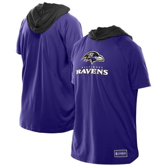 Men's Black Baltimore Ravens Personalized Name & Number Monochrome T-Shirt Size: Large