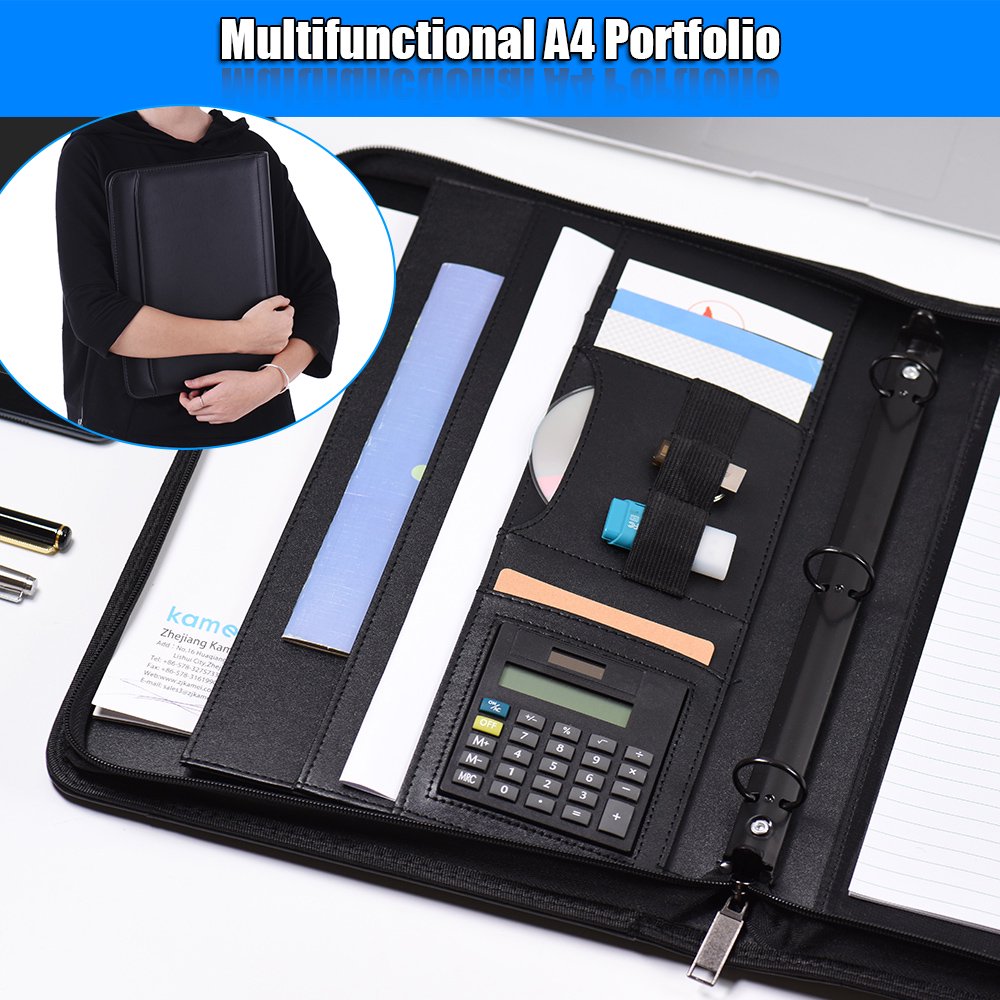 Multifunctional Professional Business Portfolio Padfolio Folder
