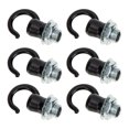 thumbnail image 3 of Miangastore Anchor Hook Black 6Pcs 0.9In, 3 of 8
