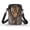 American flag, variant on Christmas Presents Old Man Summer Celebration Double-layer Cross Body Purse Unique Gift for Casual Travel