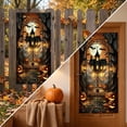 thumbnail image 4 of JHyouerji Halloween Door Cover 35x71 Inch Polyester Front Door Banner Easy Hang Door Curtain Wall Backdrop Porch Party Decor Reusable Holiday Home Decoration, 4 of 6
