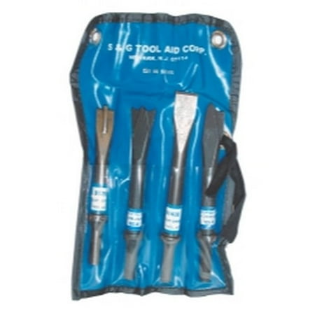 4 Piece Body Shop Air Chisel Set
