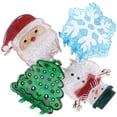 thumbnail image 2 of 4 Uds pinzas para el pelo pequeñas pinzas para el pelo navideñas herramientas de peinado para el cabello navideñas, 2 of 6