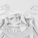 thumbnail image 5 of Vestido Largo de Manga Larga de Color Sólido de Moda Y Cómodo para las Niñas con Falda Plisada de Cinturón para Diario, Viajes, Vacaciones, Fiestas de Cumpleaños, 5 of 8