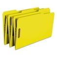 thumbnail image 2 of Smead 17940 Folders, Two Fasteners, 1/3 Cut Assorted, Top Tab, Legal, Yellow, 50/Box, 2 of 11
