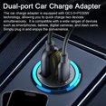 thumbnail image 3 of Adaptador de carga para coche QC3.0+PD30W Teléfono de dispositivo de carga rápida de doble puerto, 3 of 8