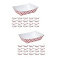 thumbnail image 1 of FNNMNNR 100 Pcs Décor Bol à Popcorn Plateau Alimentaire en Papier Jetable, 1 of 6