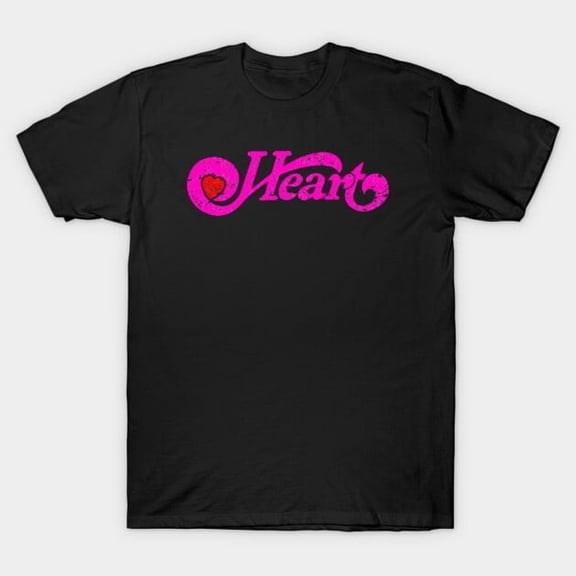 Heart Rock Music Band Retro Graphic - Must-Have, H42745 T-Shirt, for Men and Women, Up to Size 5XL