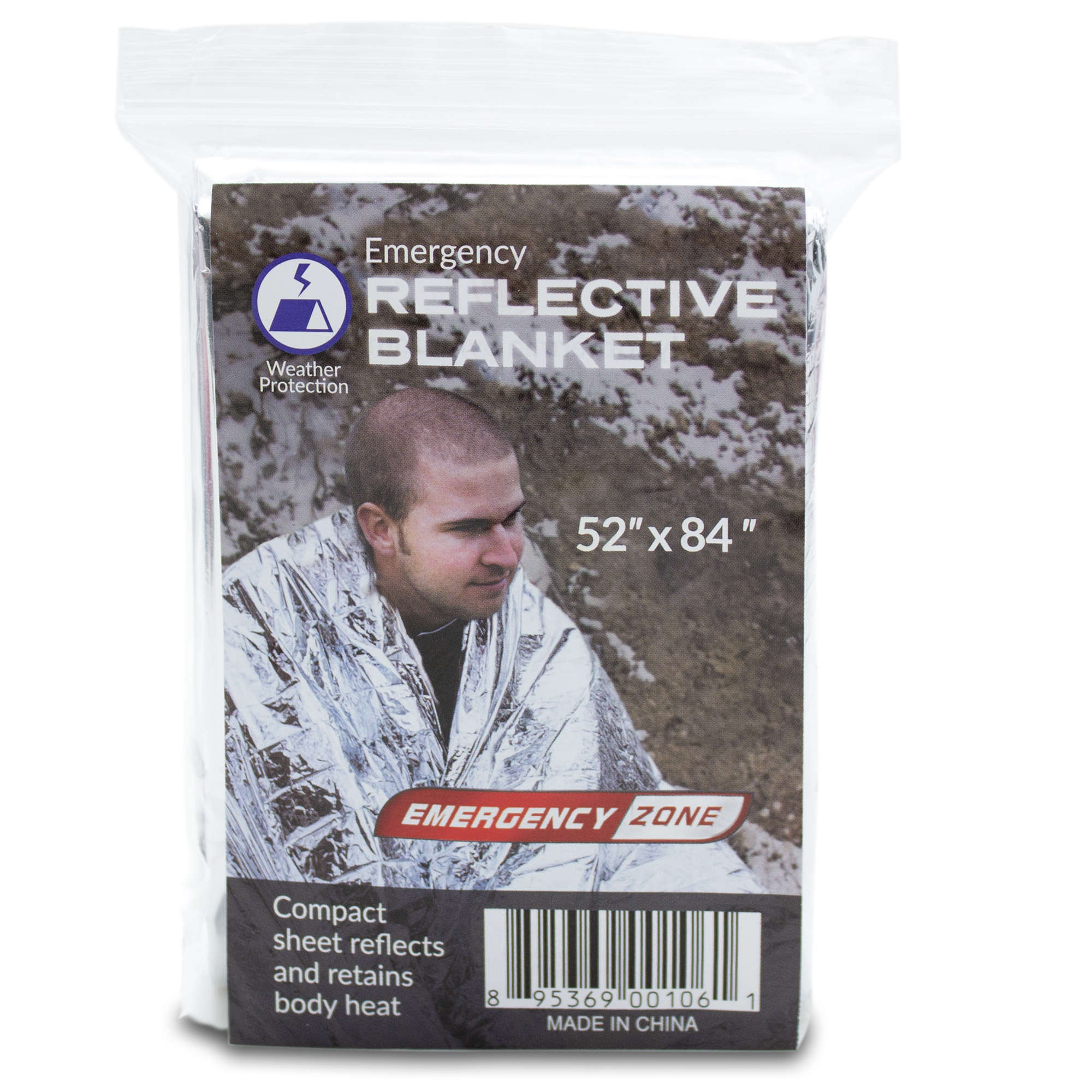Emergency Reflective Blanket, 10Pack