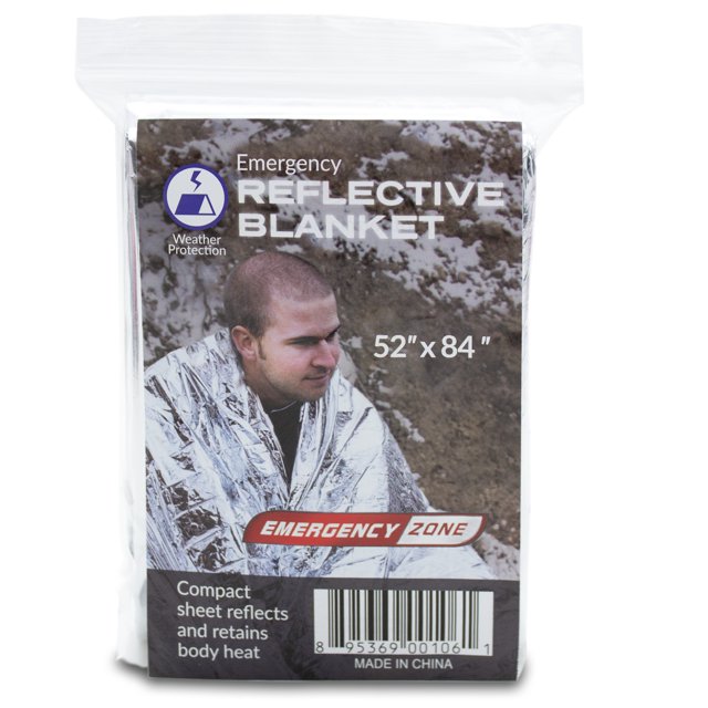 Emergency Reflective Blanket, 10Pack