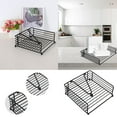 thumbnail image 2 of asddcavvf Napkin Holder Tissue Storage Living Room Home Bedroom Western Dining Room Square Flat Paper Towel Holder Large Rubber Mats for Stainless Steel over Dry Rack Rolling, 2 of 9