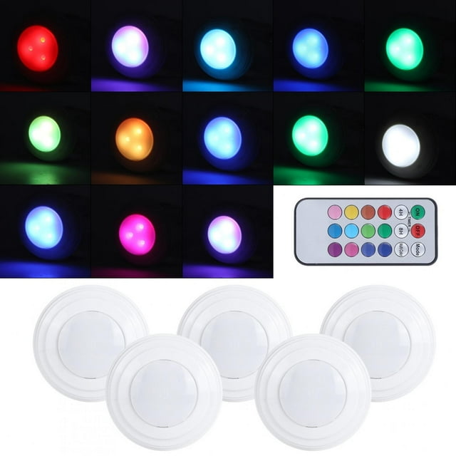 Sturdy Remote Control Light, Durable Under Cabinet Light, Jewelry Display Cabinet For Bookcase For Kitchen Closet Basement Cabinet
