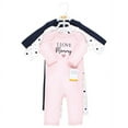 thumbnail image 2 of Hudson Baby Infant Girl Cotton Coveralls, Girl Mommy Pink Navy, 9-12 Months, 2 of 5