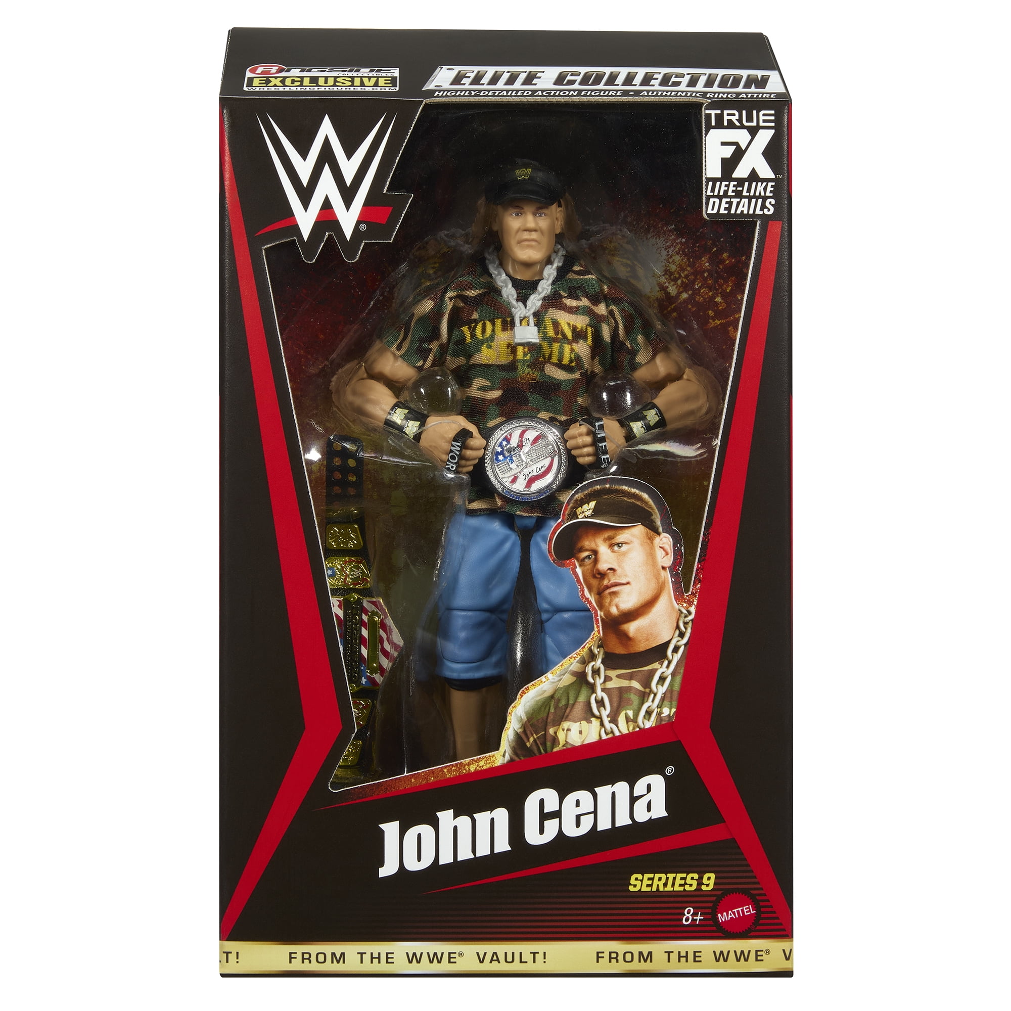John Cena (Word Life) - WWE From the Vault Ringside Exclusive Series 9 Mattel WWE Toy Wrestling Action Figure