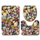 thumbnail image 1 of Juego de alfombras de baño con estampado de piedra 3D, alfombrillas de baño antideslizantes, alfombrillas decorativas para asiento de inodoro, alfombra 3 piezas seitruly JJ25267-04, 1 of 5