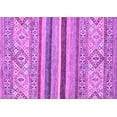 thumbnail image 1 of Ahgly Company Indoor Rectangle Abstract Purple Modern Area Rugs, 4' x 6', 1 of 4