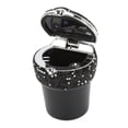 thumbnail image 3 of Bling Bling Car Ashtray, Universal Multifunctional Auto  Holder -Studded  For Vehicle Black,White,Red, 3 of 8