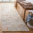 thumbnail image 2 of SAFAVIEH Metro Jules Geometric Runner Rug, Grey/Rust, 2'3" x 9', 2 of 8