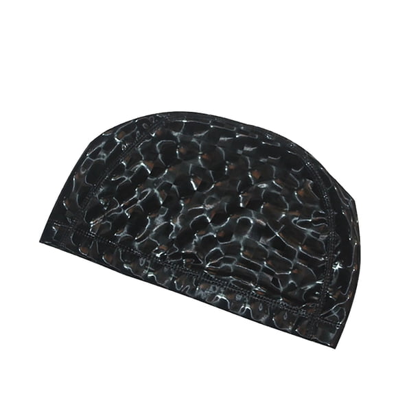 aiyuq.u ventilate pu swim cap for women men large size swimming caps