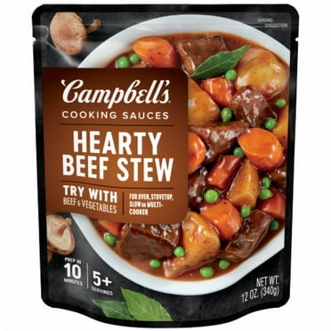 2X - Campbell's Cooking Sauces Hearty Beef Stew