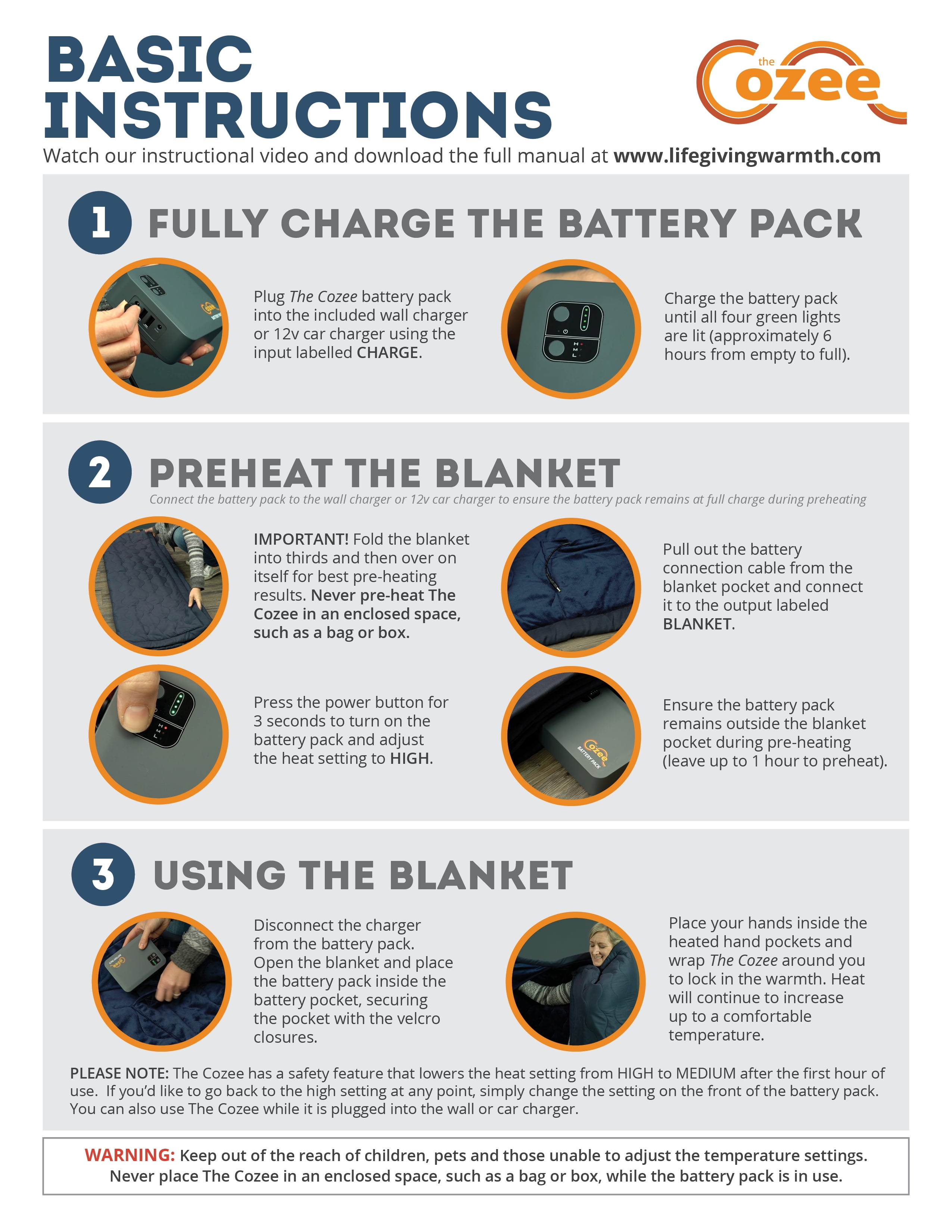 The Cozee Electric Blanket Battery Operated Heated Blanket Soft Fleece Throw Blanket Walmart Com Walmart Com