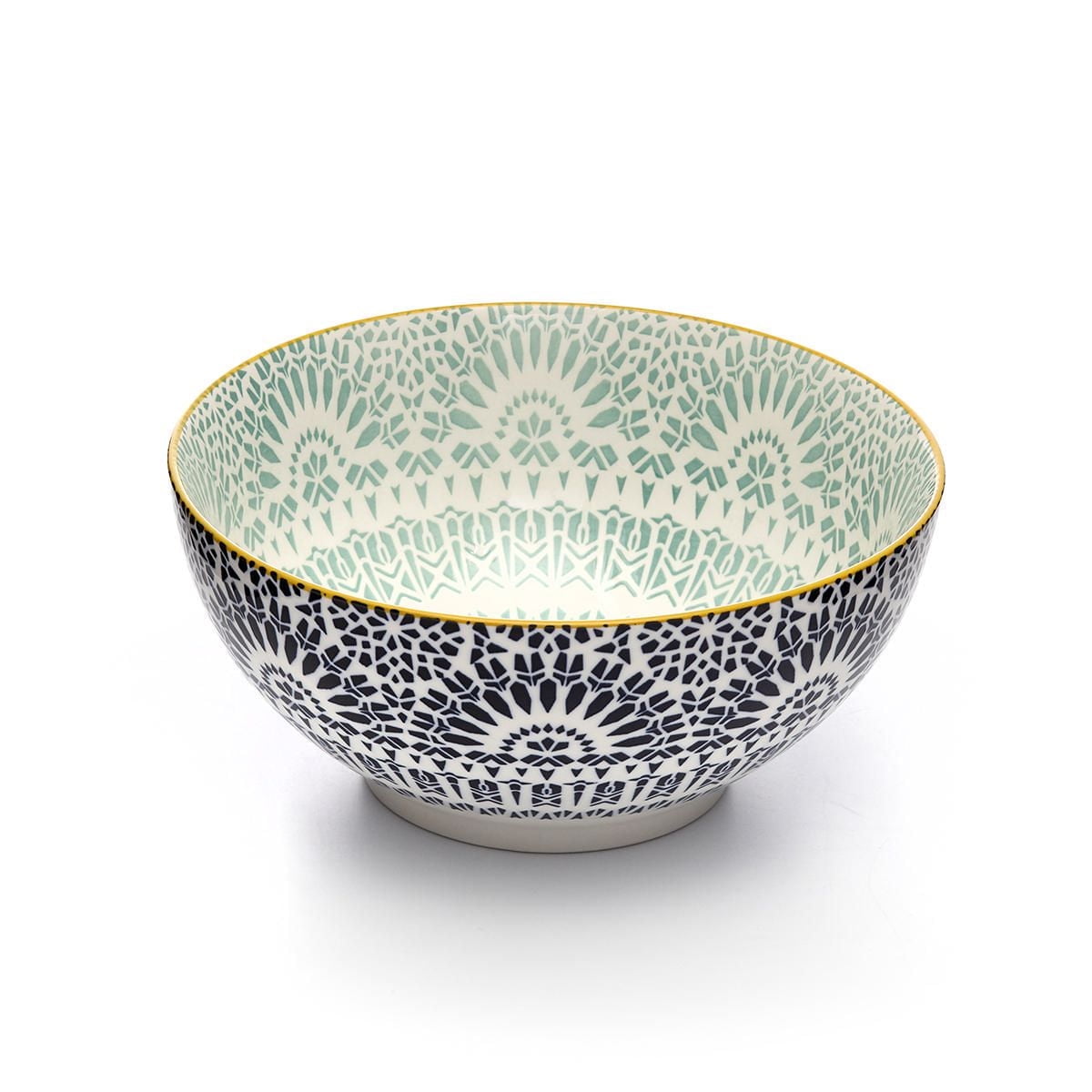 Paisley Bleu Bowl 20 cm