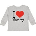 thumbnail image 3 of Inktastic I Love Mommy Heart Boys or Girls Long Sleeve Toddler T-Shirt, 3 of 5
