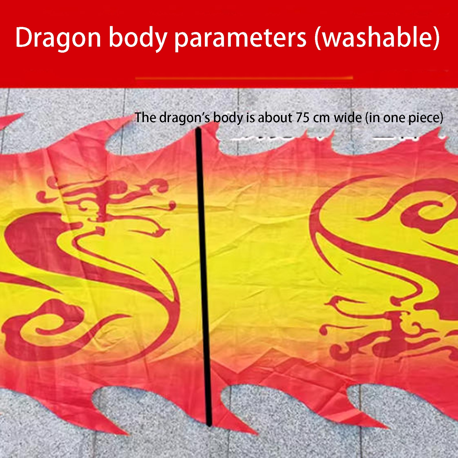 Dragon Ribbon Poi, Slingshot Dragon Streamer, with 3D Dragon Head and Swing Rope, Sports Fitness Dragon Dancer Streamer Set for the Park/Yard/Beach
