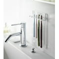 thumbnail image 2 of Yamazaki Home Traceless Adhesive Toothbrush Holder, White, Steel, Supports 0.55 pounds, Adhesive, 2 of 6