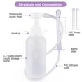 thumbnail image 3 of Vaginal Douche Enema Cleaner 300ml Reusable Manual Pressure Anal Vaginal Cleaning System Portable Kit with 3 Nozzles, 3 of 8