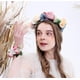 thumbnail image 2 of Diadema de flores bohemias JanHm corona floral tocado floral con cinta ajustable, 2 of 5