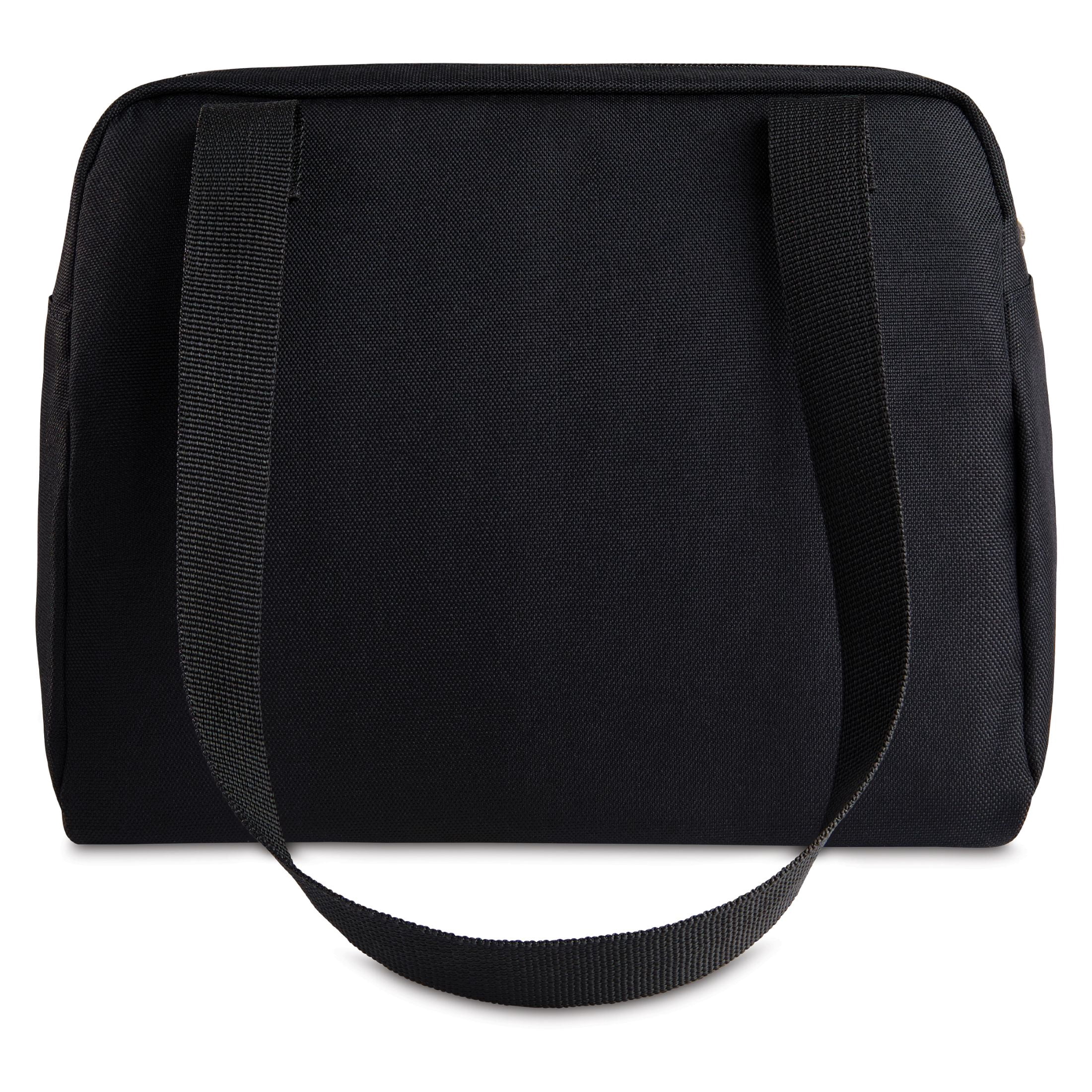 Packit Freezable Hampton Lunch Bag, Black, Polycanvas, BPA Free